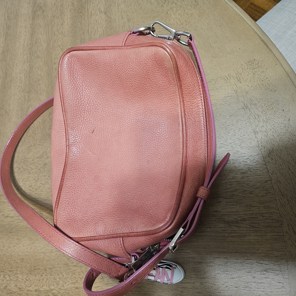 Pink Star Embossed Women's Bag - Picture 3 of 5